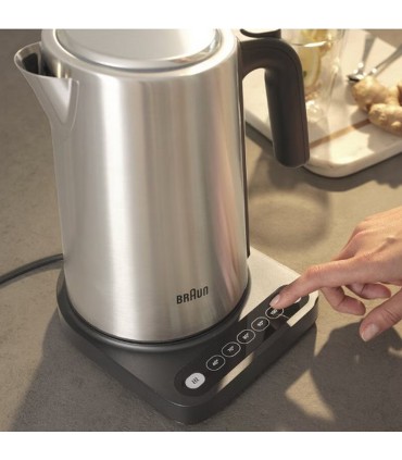 Braun WK5205.BK Identity Collection inox, temperatuur