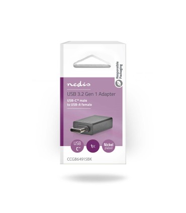 Nedis adapter USB-A pesa USB-C pistik