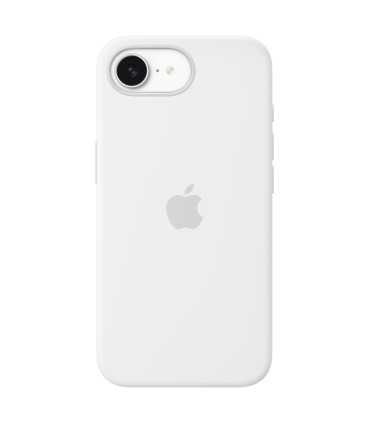 Apple iPhone 16e Silicone Case – White