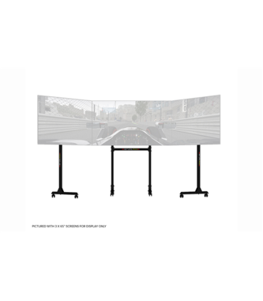 Next Level Racing Floor stand Free Standing Triple Monitor stand 3 x 32- 65" Black