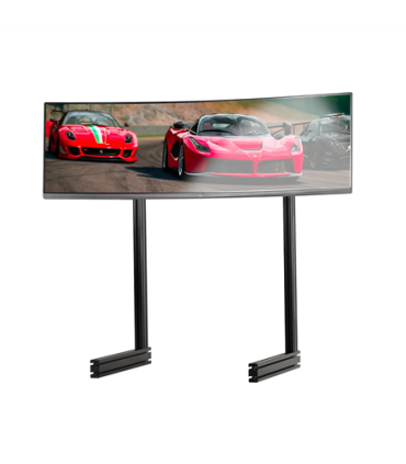 Next Level Racing Floor stand ELITE Free Standing Single Monitor Stand Vertical adjustment 65" Black