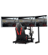 Next Level Racing Floor stand ELITE Free Standing Triple Monitor Stand Fully adjustable and customizable 21-43"