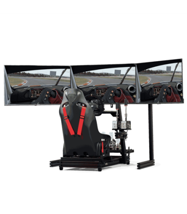 Next Level Racing Floor stand ELITE Free Standing Triple Monitor Stand Fully adjustable and customizable 21-43"