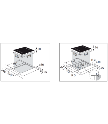 De Dietrich DPI4230X induktsioonplaat
