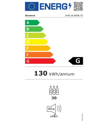 Dunavox DXB-26.69DB.TO integreeritav veinikülmik