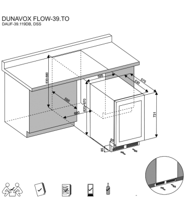Dunavox DAUF-39.119DB.TO veinikülmik