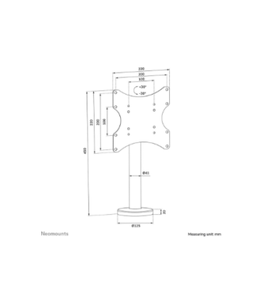 Neomounts DS42-430BL12 23-43"