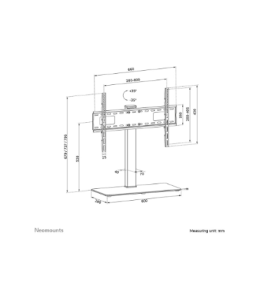 Neomounts DS45-430BL16 37-70"