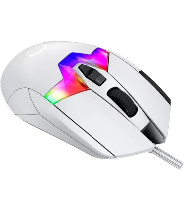 Lorgar MSP80 gaming hiir, valge