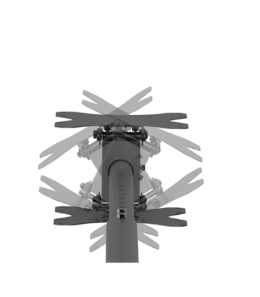 Neomounts CL35-340BL22 Dual Monitor 23-42"