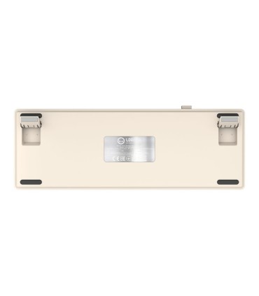 Lorgar KBP70 Mini mehhaaniline juhtmevaba mänguriklaviatuur, beež,US