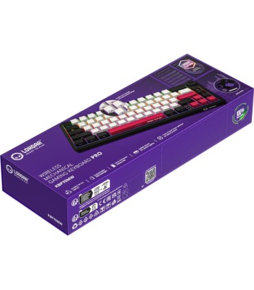 Lorgar KBP70 Mini mehhaaniline juhtmevaba mänguriklaviatuur, must,US