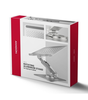 AXAGON Stand 10-17" Rotating/Aluminum STND-LR