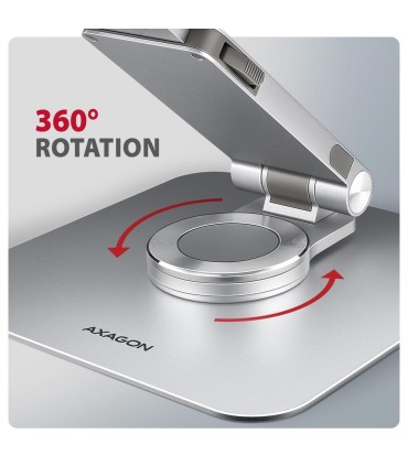 AXAGON Stand 10-17" Rotating/Aluminum STND-LR