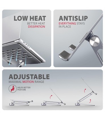 AXAGON Stand 10-16" + I/O HUB/7IN1 HMC-STND