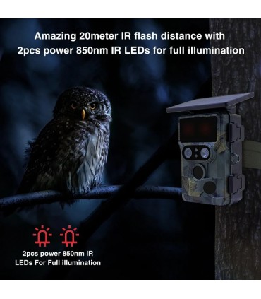 Stealth Gear rajakaamera Nightjar Solar 4K