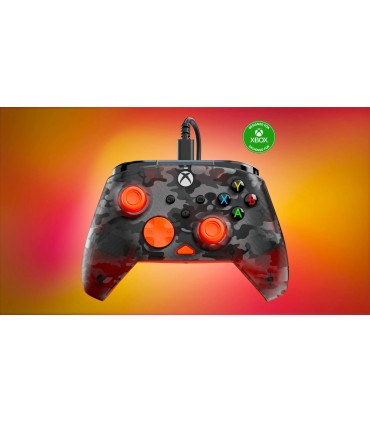 Turtle Beach mängupult Rematch Core Xbox, ghost camo must/oranž