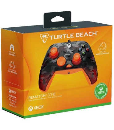 Turtle Beach mängupult Rematch Core Xbox, ghost camo must/oranž