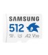 Samsung Pro+ microSDXC 512GB adapteriga