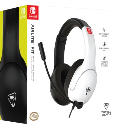 Turtle Beach kõrvaklapid Airlite Fit Nintendo Switch, must/valge