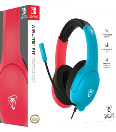 Turtle Beach kõrvaklapid Airlite Fit Nintendo Switch, sinine/punane