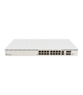 MikroTik | Cloud Router Switch | CRS320-8P-8B-4S+RM with RouterOS v7, 2U rackmount Enclosure | No Wi-Fi | 1000 Mbit/s | Ethernet