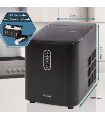 Bomann EWB6068CB jääkuubikute valmistaja, must