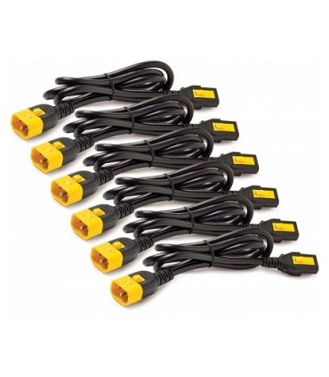APC POWER CORD KIT (6 EA), LOCKING, C13 TO C14, 1.2M