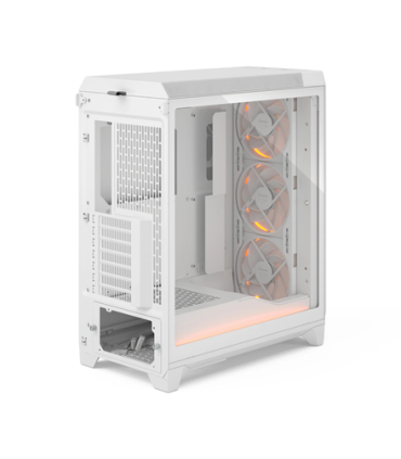 Fractal Design Meshify 3 | Ambience Pro RGB White TG Clear Tint | ATX | Power supply included No