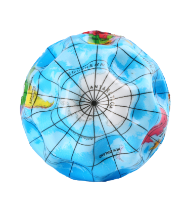 FLUFFY põrkepall maakera 6,8 cm