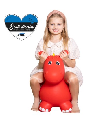 Gerardou0027s Toys Jumpy hüppeloom Draakon, punane