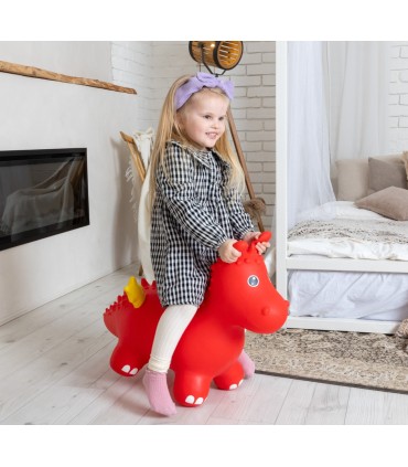 Gerardou0027s Toys Jumpy hüppeloom Draakon, punane
