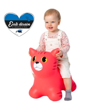 Gerardou0027s Toys Jumpy hüppeloom Kass, roosa