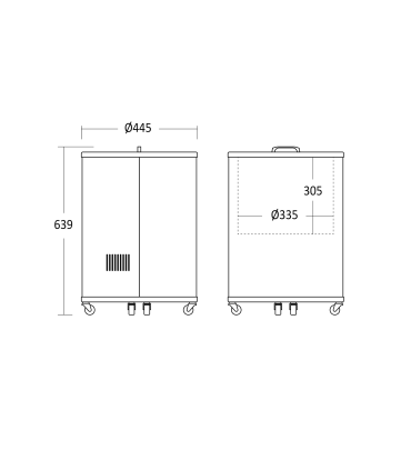 Scandomestic CC30BC tünn-külmik
