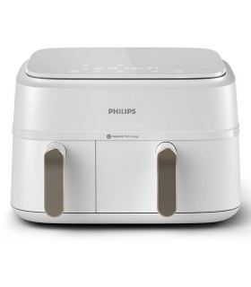 Philips NA353/10 Airfryer Dual Basket kuumaõhufritüür, valge 9 l