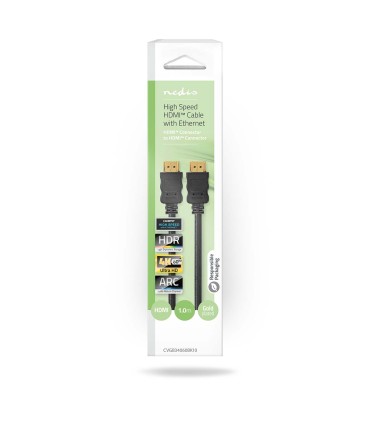 Nedis videokaabel  4K60Hz HDMI - HDMI 1m