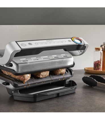 Tefal GC718D10 OptiGrill+, grilltangid, inox