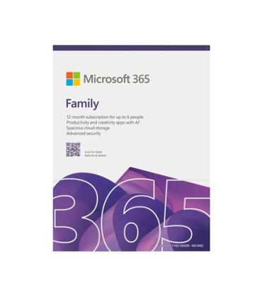 Microsoft M365 Family EP2-32335 License term 1 year(s) English EuroZone