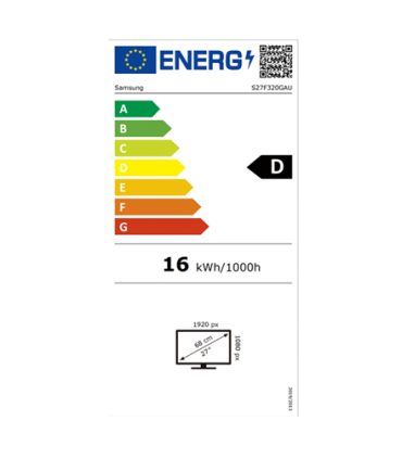 Samsung Essential S3 monitor 27" FHD, LS27F320GAUXEN