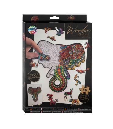 Moxy puidust pusle Elevant 132 tk