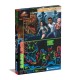 Clementoni pusle Jurassic World 104 tk, pimedas helendav