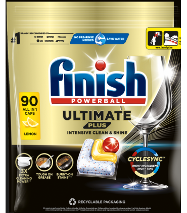 Kingitus! Finish Powerball Ultimate Plus Lemon 90 tbl