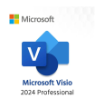 Microsoft Visio Professional 2024 Online Product Key License 1 License Downloadable NR | EP2-07111 | All Languages | ESD