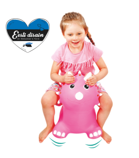 Gerardou0027s Toys Jumpy hüppeloom Dino, roosa