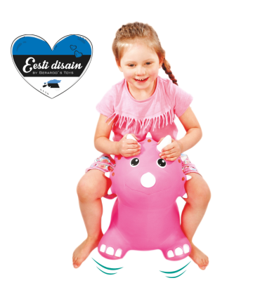 Gerardou0027s Toys Jumpy hüppeloom Dino, roosa