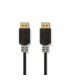 Nedis Displayport otsik-> Displayport otsik kaabel 2m, kullatud otsad, must