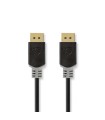 Nedis Displayport otsik-> Displayport otsik kaabel 2m, kullatud otsad, must