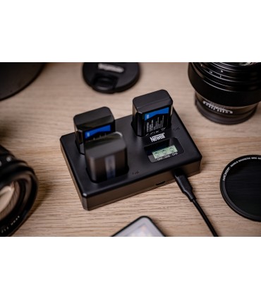 Newell akulaadija TT-USB-C 3x Sony NP-FW50