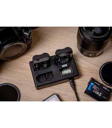 Newell akulaadija TT-USB-C 3x Nikon EN-EL15
