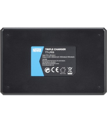 Newell akulaadija TT-USB-C 3x Canon LP-E6